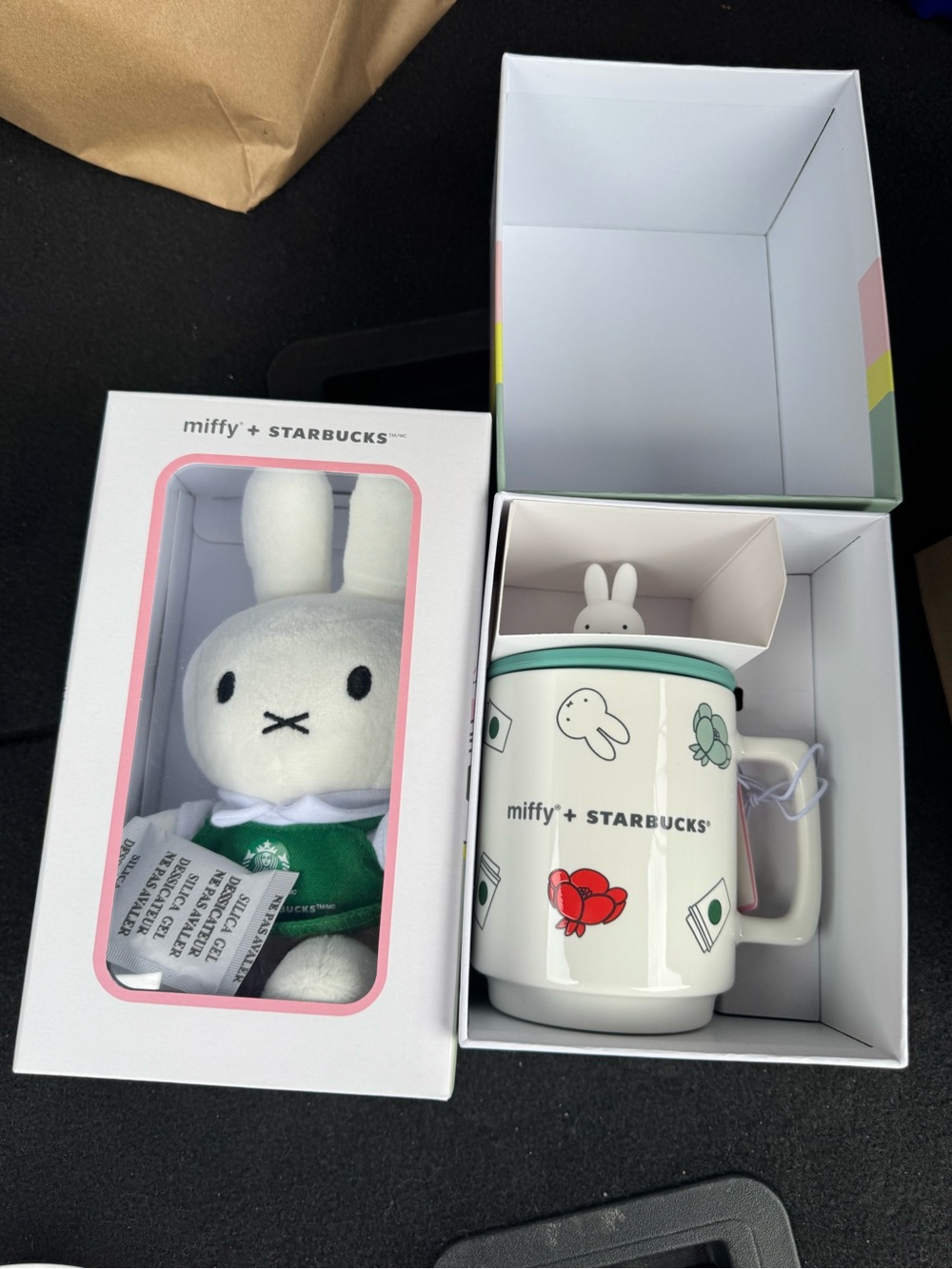 Miffy + Starbucks Ceramic Mug & Plush Gift Set - White & Green